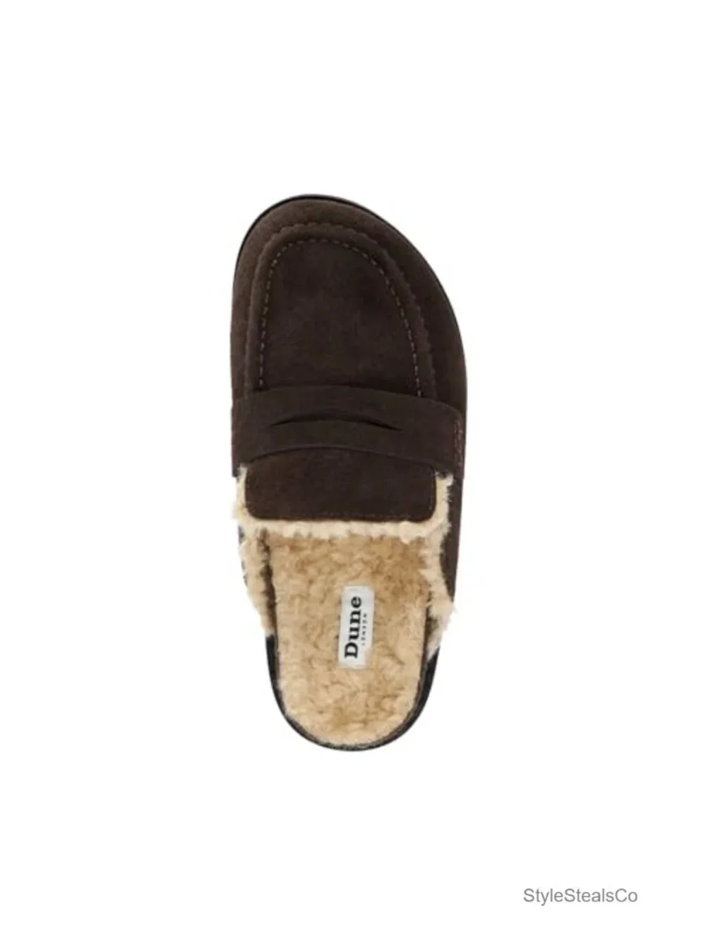 Suede Backless Loafer Hybrid Penny Loafers Pull-On Low Top